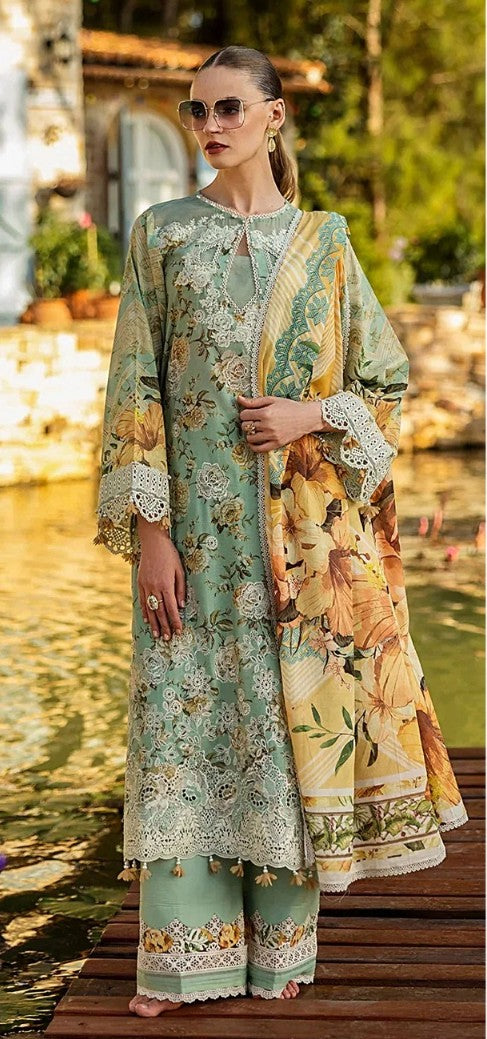 Elaf Linen 3 Piece Unstitched - Winter Collection