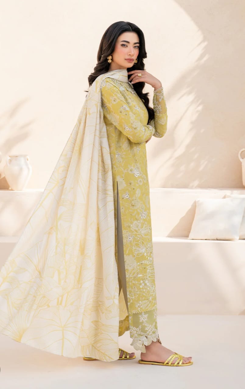 Embroidered Lawn 3 Piece Unstitched Article