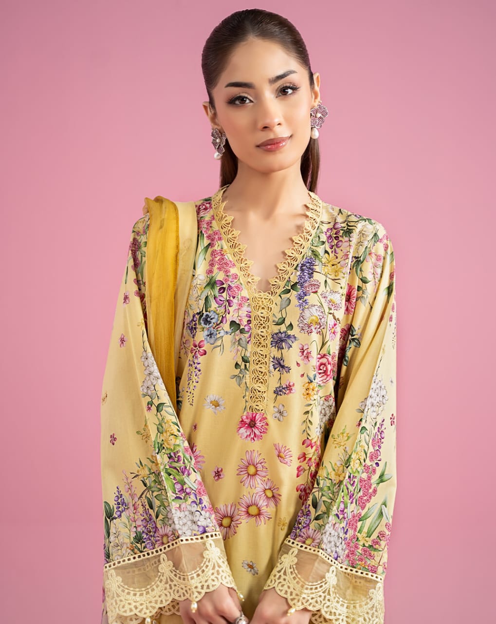 Embroidered Lawn 3 Piece Unstitched Summer Collection