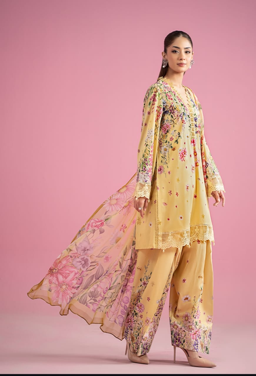 Embroidered Lawn 3 Piece Unstitched Summer Collection