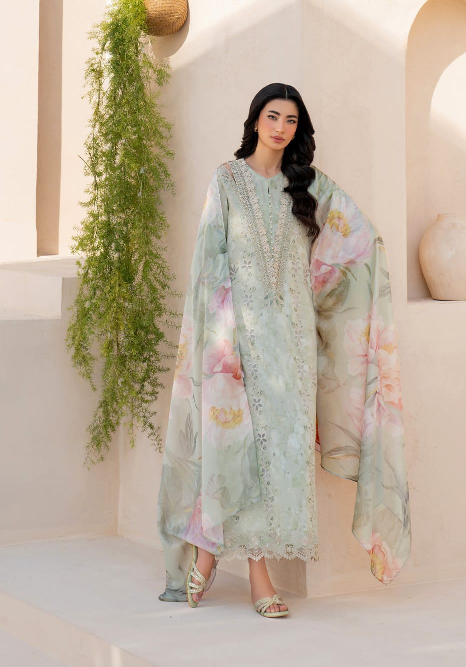 Embroidered Unstitched Lawn 3 Piece Summer Collection