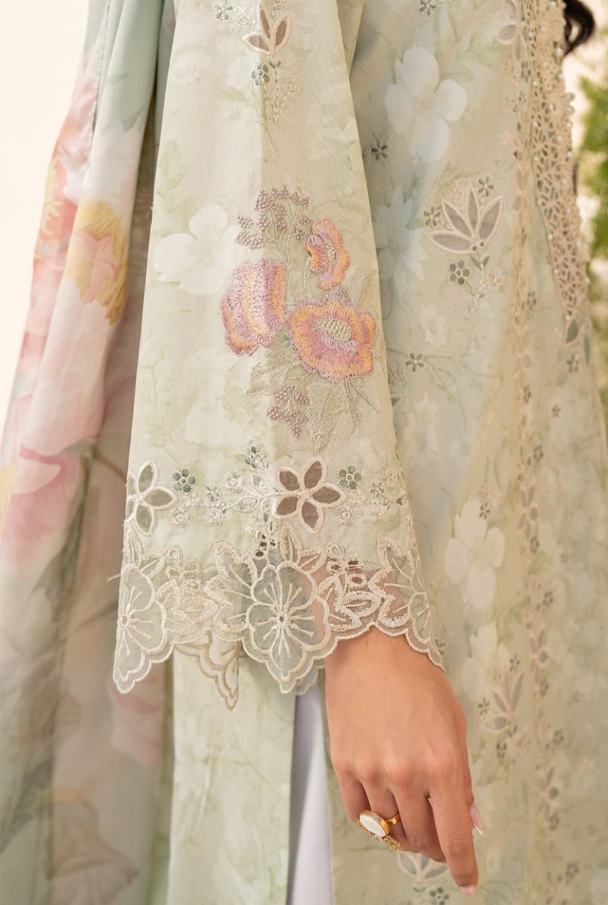 Embroidered Unstitched Lawn 3 Piece Summer Collection