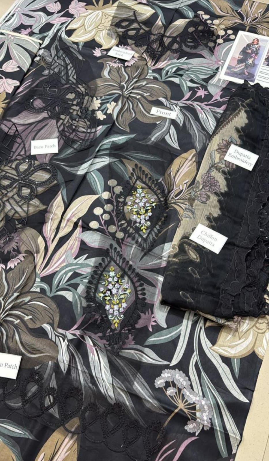Embroidered Lawn 3 Piece Article - Summer Collection