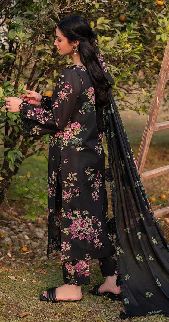 Embroidered Linen Unstitched 3 Piece - Winter Collection