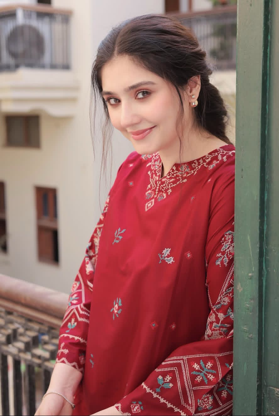 Embroidered Dhanak 2 Piece Unstitched - Winter Collection