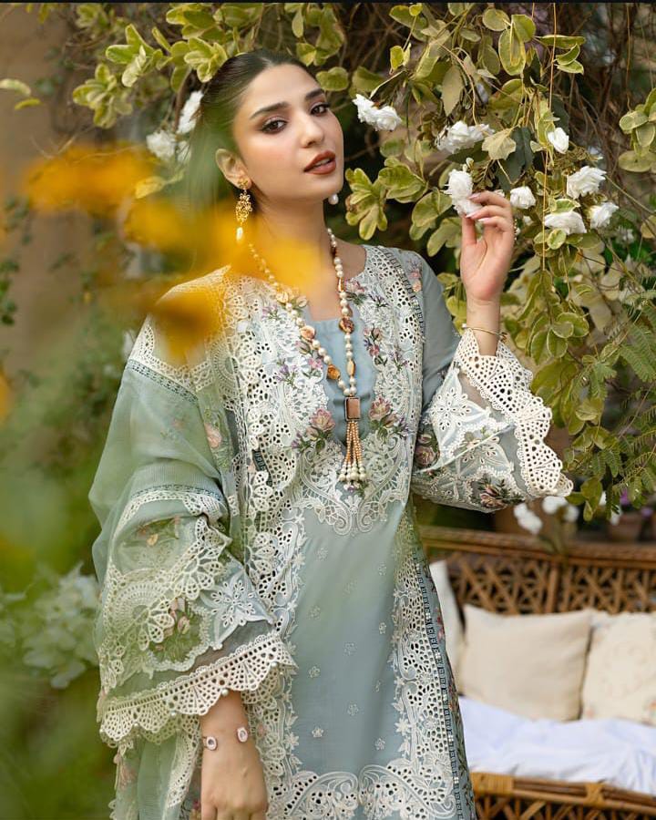 Elaf Dhanak Luxury 3 Piece Unstitched Article - Winter Collection
