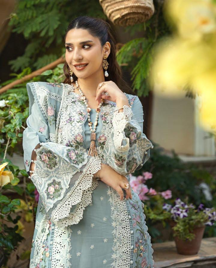 Elaf Dhanak Luxury 3 Piece Unstitched Article - Winter Collection