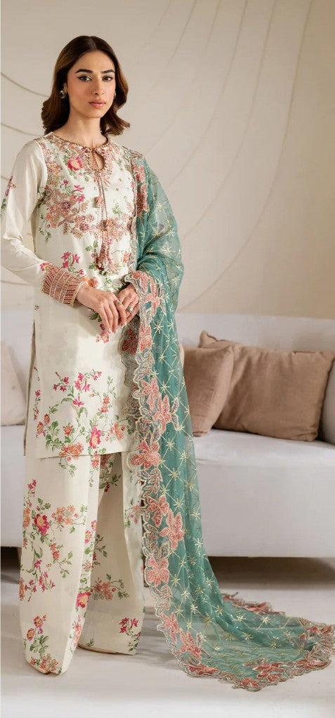 Iznik Luxury Silk 3 Piece Unstitched - Winter Collection
