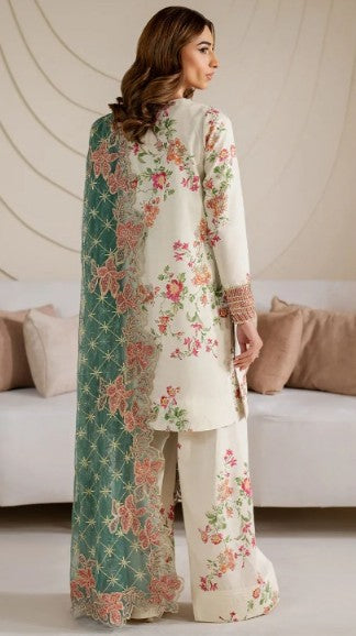 Iznik Luxury Silk 3 Piece Unstitched - Winter Collection