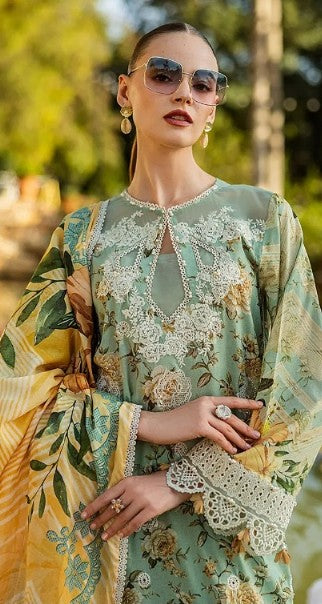 Elaf Linen 3 Piece Unstitched - Winter Collection
