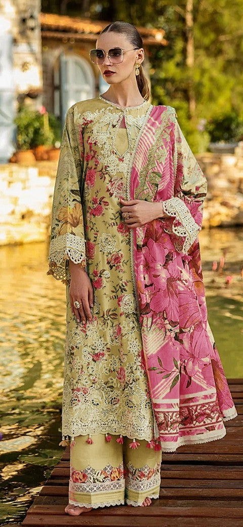 Elaf Linen 3 Piece Unstitched - Winter Collection