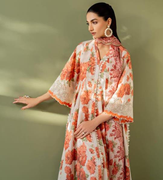 Qalamkar Linen 3 Pc Unstitched - Winter Collection