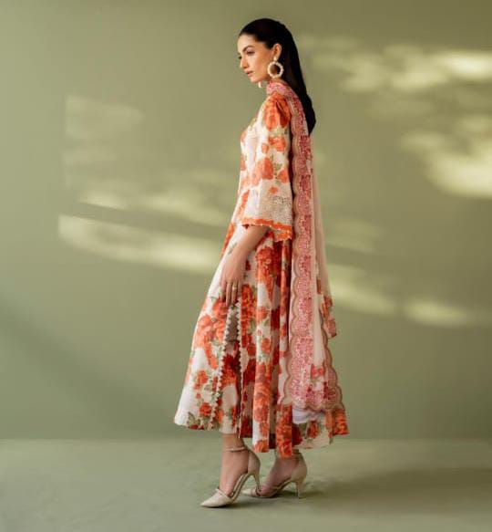 Qalamkar Linen 3 Pc Unstitched - Winter Collection