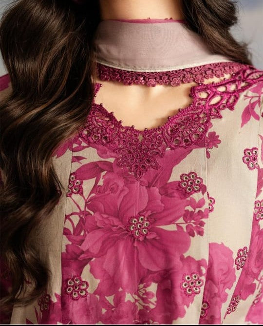 Iznik Lawn Embroidered Unstitched 3 Piece - Summer Collection