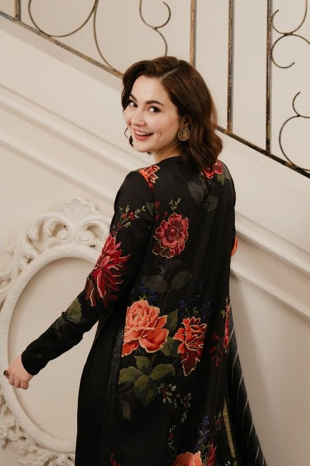 Lulusar Silk 3 Piece Unstitched - Winter Collection