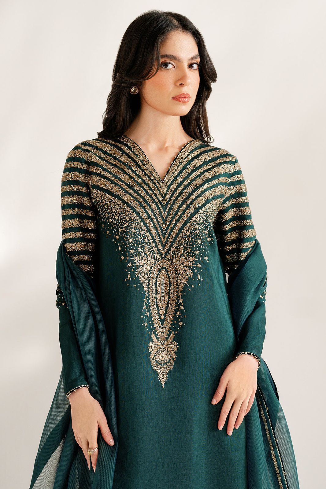 Jazmin Luxury Silk 3 Piece Unstitched - Winter Collection